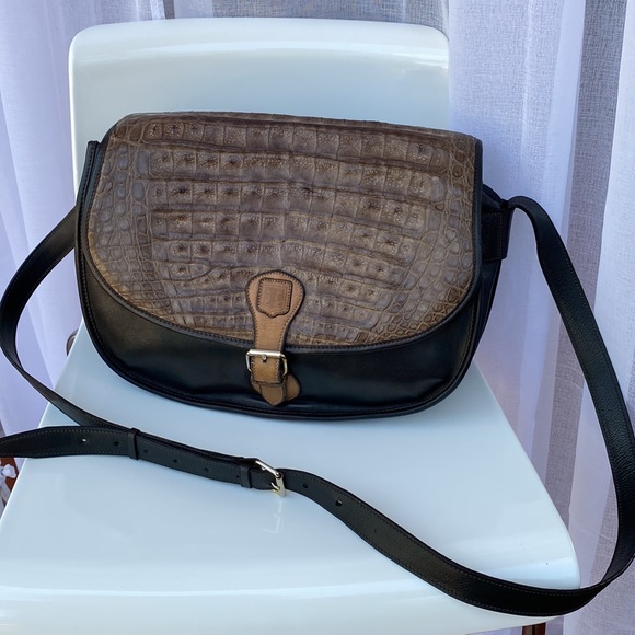 Celine Shoulder Bag 100% Authentic. Vintage. Real Alligator. - Picture 3 of 16